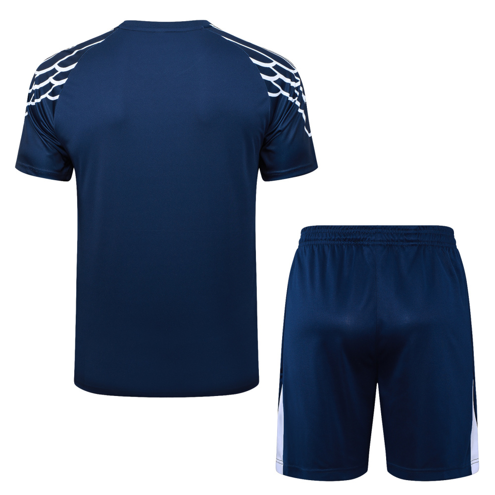 2025/2026 Paris Saint-Germain Navy Blue Short-Sleeve Training Kit