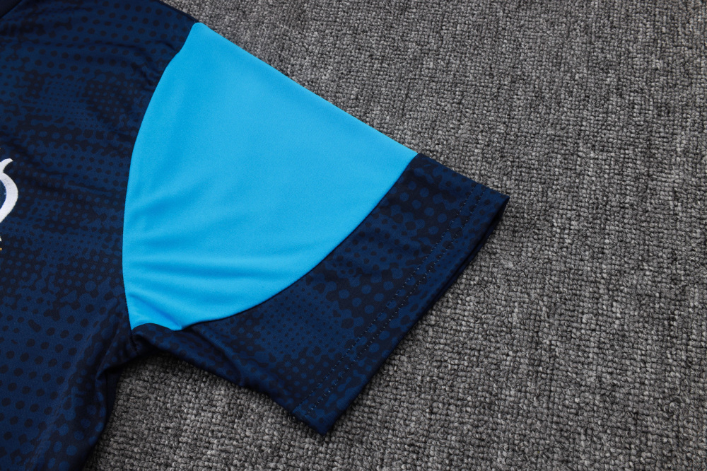 2025/2026 Marseille Blue Short-Sleeve Training Kit
