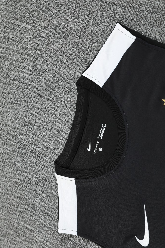 2025/2026 Inter Milan black and blue sleeveless training kit