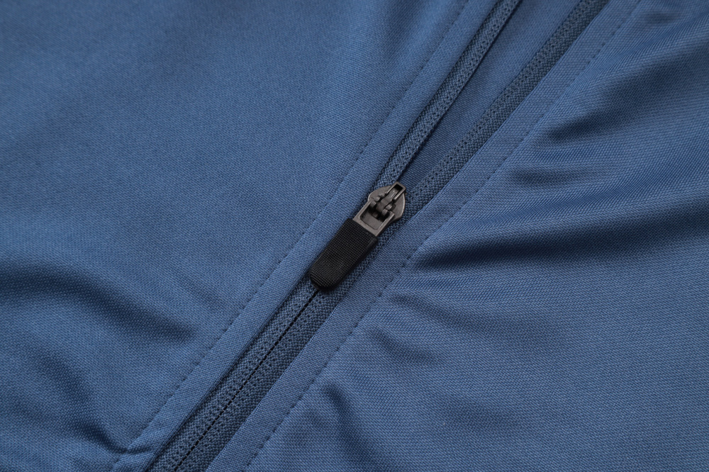2025/2026 Paris Saint-Germain Blue-Grey Long-Zip Long-Sleeve Training Suit Kit