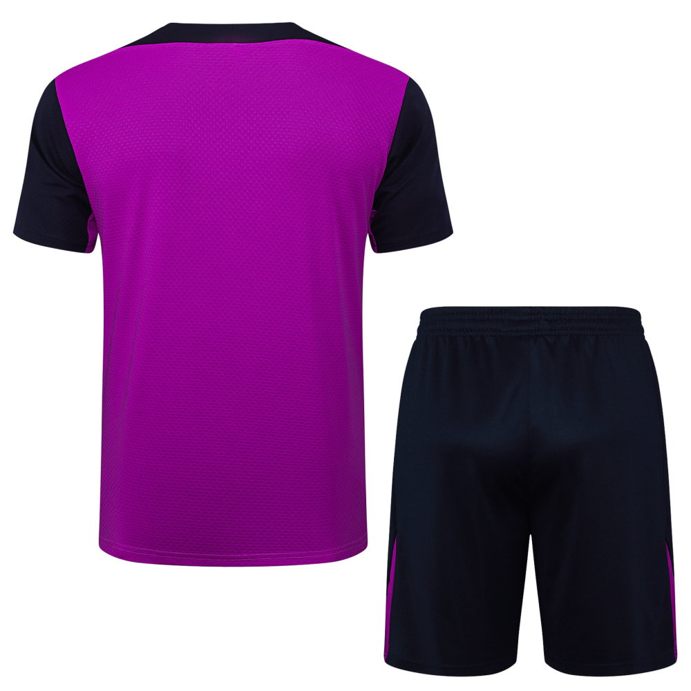 2025/2026 Barcelona red and purple short-sleeved training kit