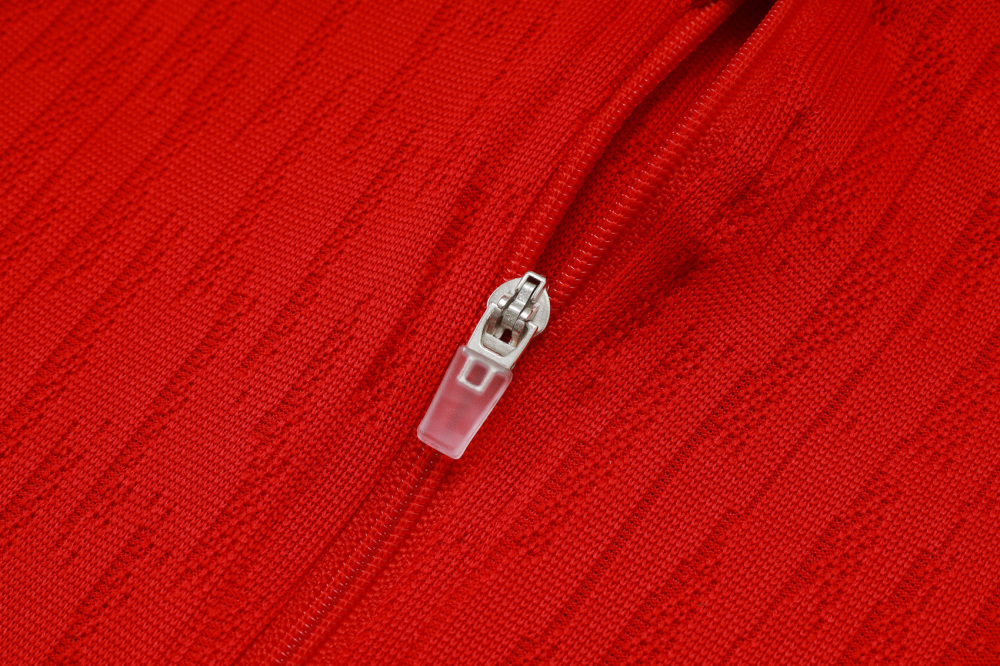 2025/2026 Paris Saint-Germain Red Half-Zip Long-Sleeve Training Suit Kit