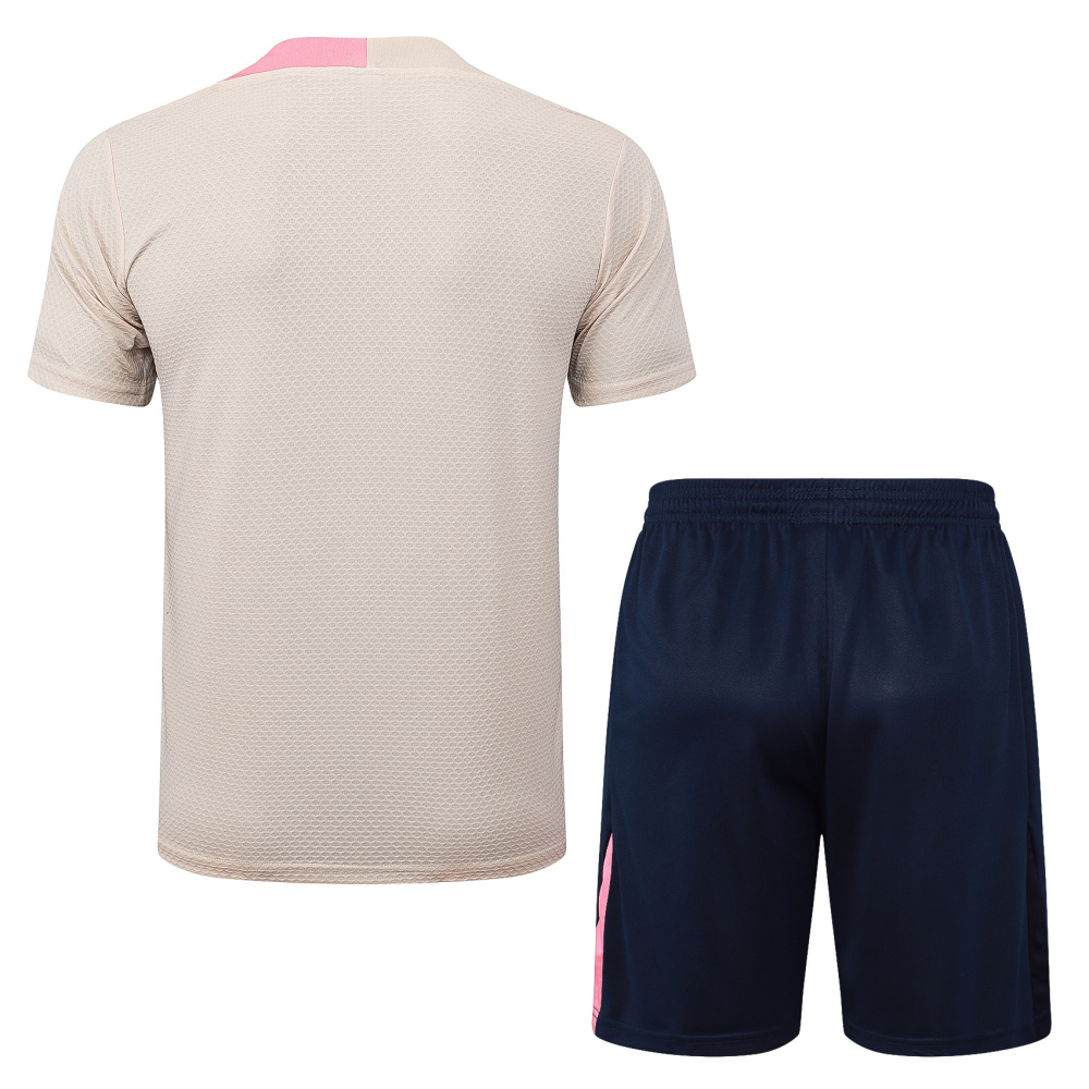 2025/2026 Barcelona beige short-sleeved training kit