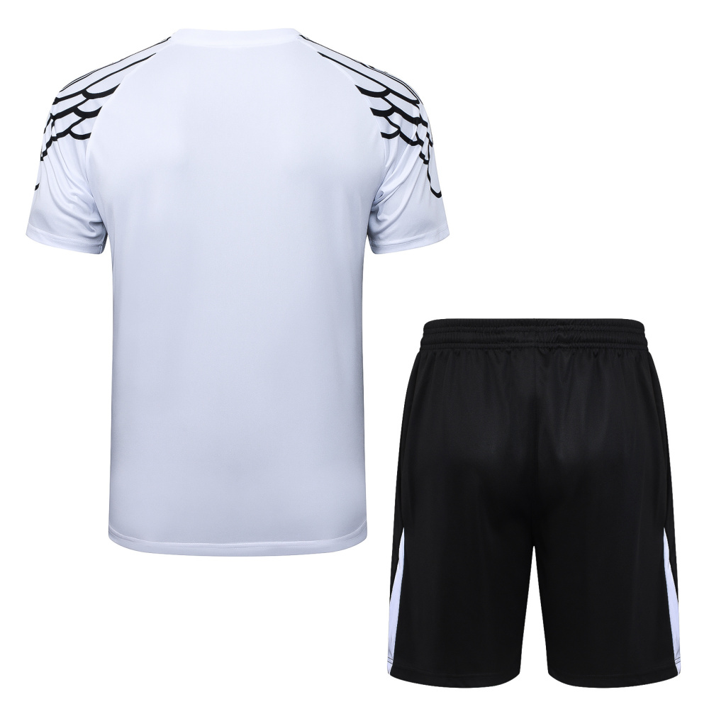 2025/2026 Paris Saint-Germain White Inkjet Short-Sleeve Training Kit