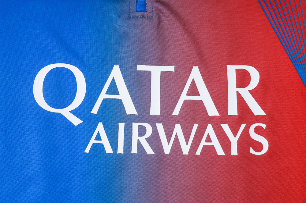 2025/2026 Paris Saint-Germain Blue and Red Half-Zip Long-Sleeve Training Suit Kit