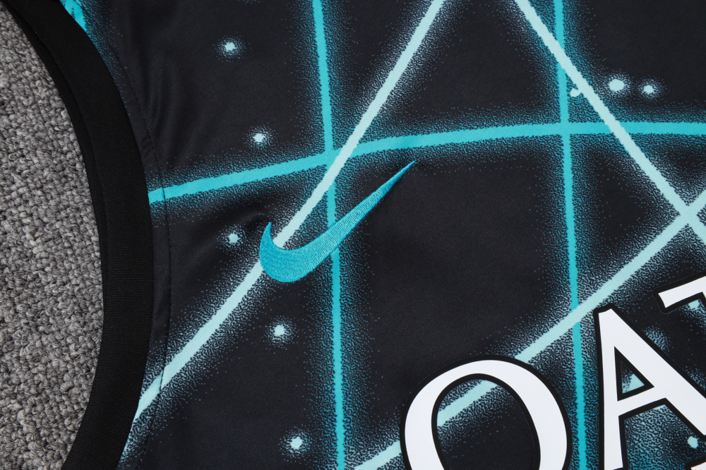 2025/2026 Inter Milan Black starry sky inkjet sleeveless training kit