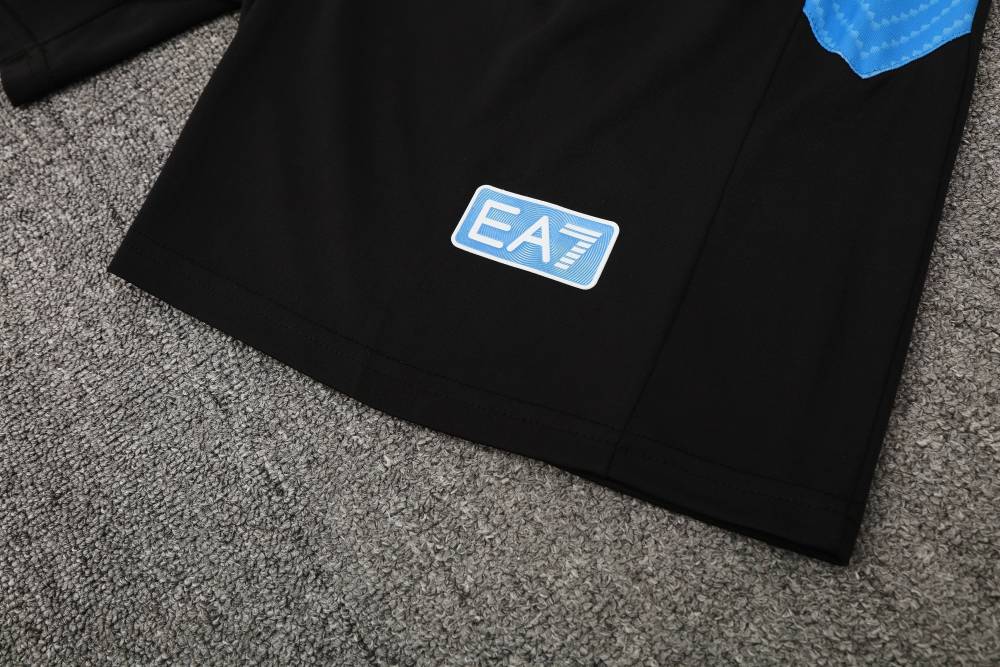 2025/2026 Napoli Dark Grey Inkjet Sleeveless Training Kit
