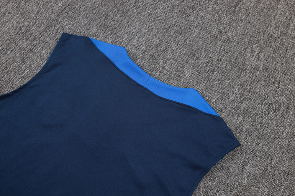 2025/2026 Paris Saint-Germain Dark Blue Sleeveless Training Kit