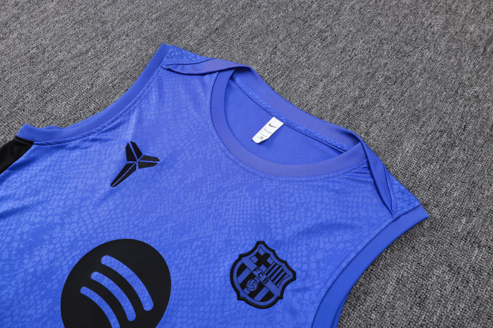2025/2026 Barcelona blue and purple sleeveless training kit
