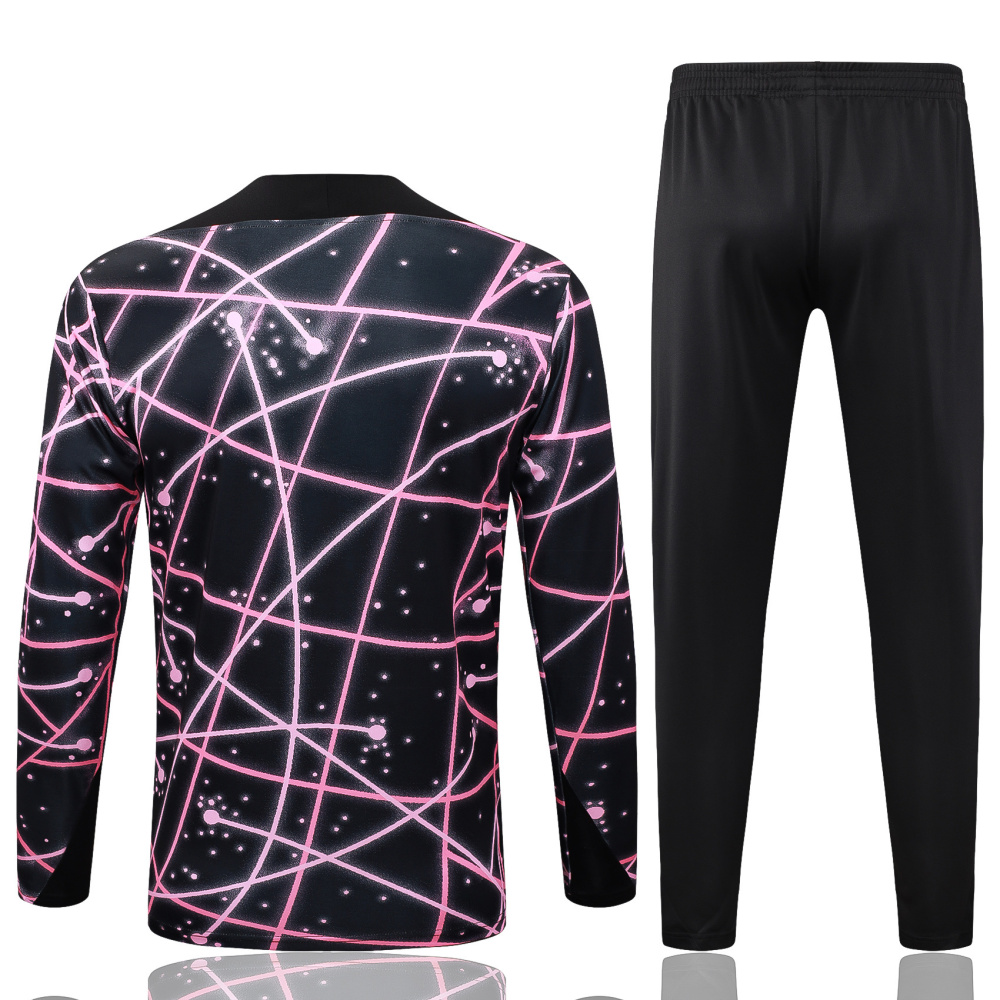 2025/2026 Paris Saint-Germain Starry Sky Inkjet Half-Zip Long-Sleeve Training Suit Kit