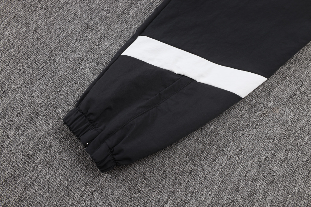 2025/2026 Paris Saint-Germain Black Long Zip-Up Jacket Set