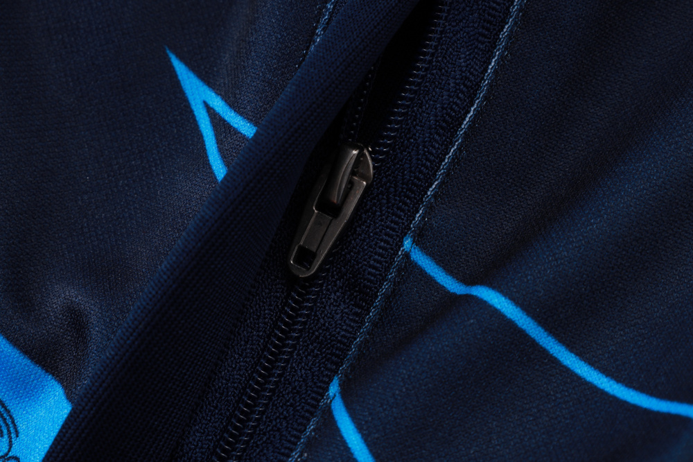 2025/2026 Napoli Royal Blue Long-Sleeved Training Kit with Full Zipper