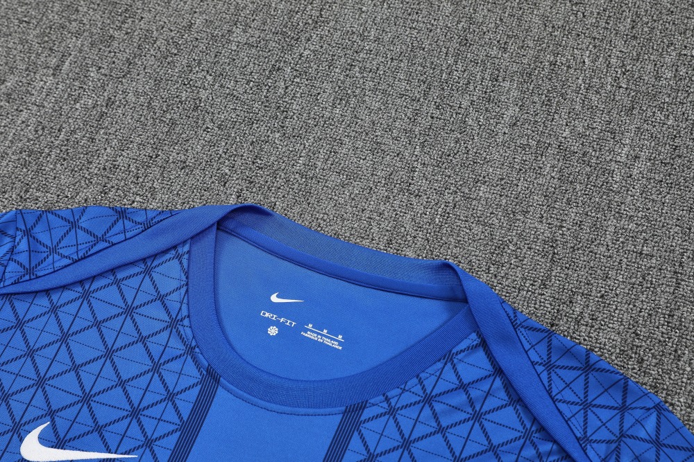 2025/2026 Paris Saint-Germain Blue Short-Sleeve Training Kit