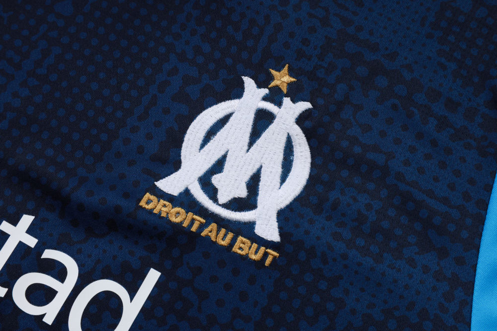 2025/2026 Marseille Blue Short-Sleeve Training Kit