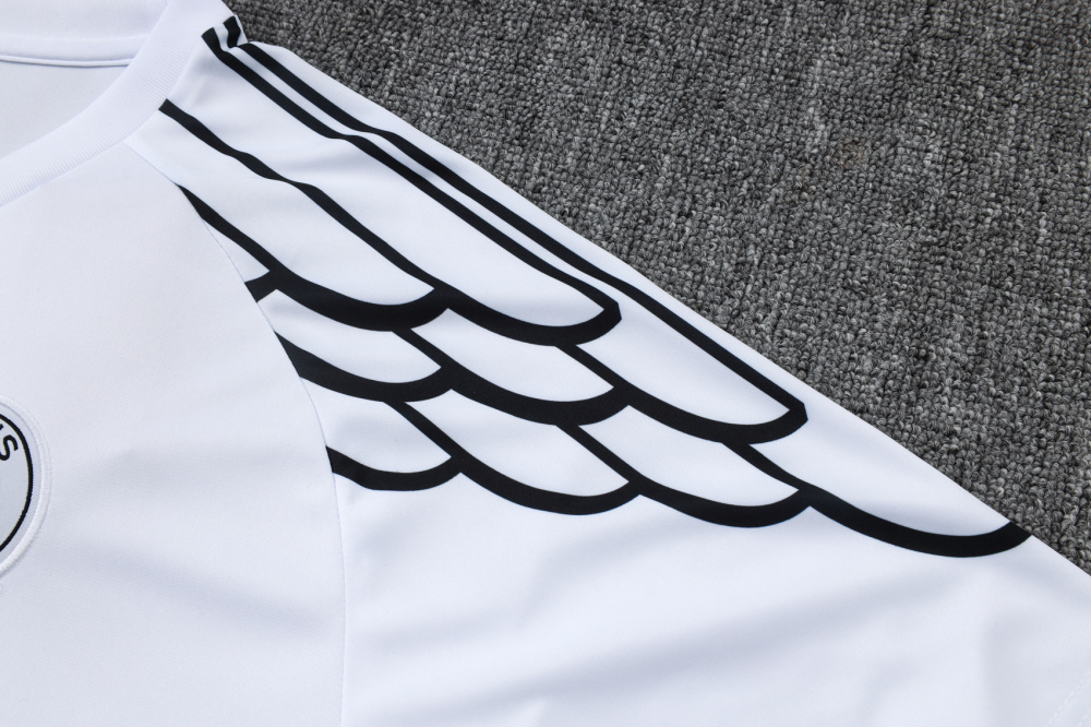 2025/2026 Paris Saint-Germain White Inkjet Short-Sleeve Training Kit