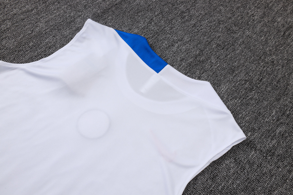 2025/2026 Paris Saint-Germain white sleeveless training kit