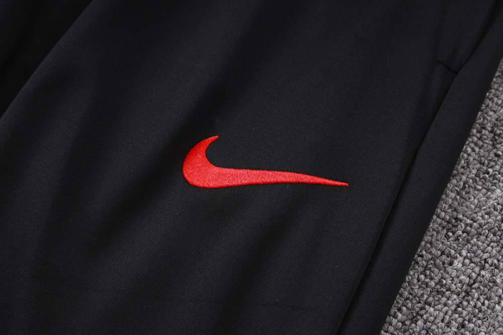 2025/2026 Paris Saint-Germain Blue and Red Half-Zip Long-Sleeve Training Suit Kit