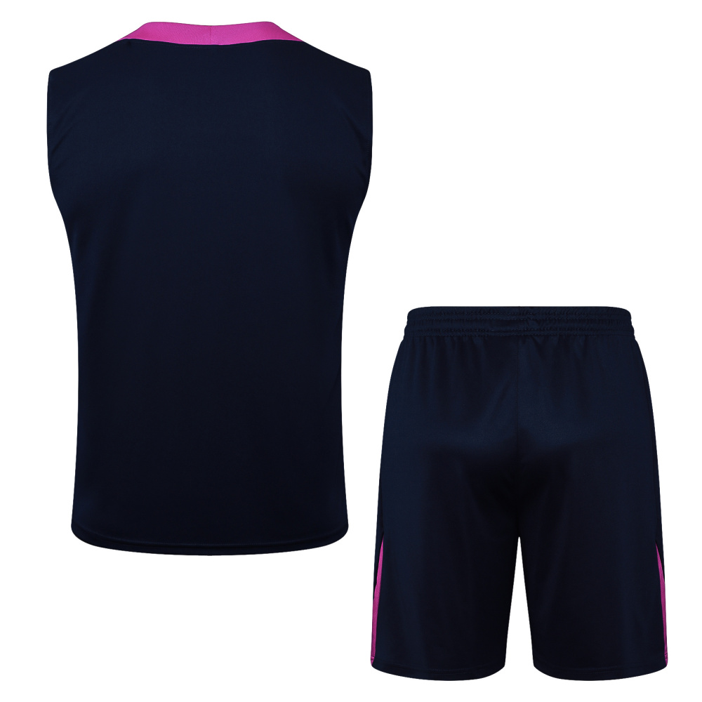 2025/2026 Barcelona dark blue sleeveless training kit