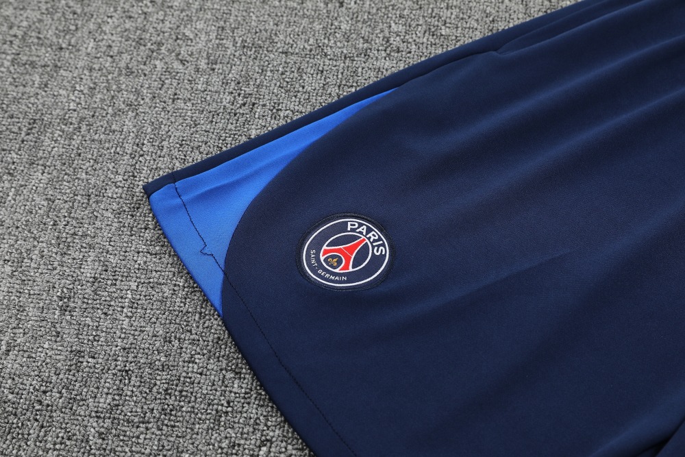 2025/2026 Paris Saint-Germain Blue Short-Sleeve Training Kit