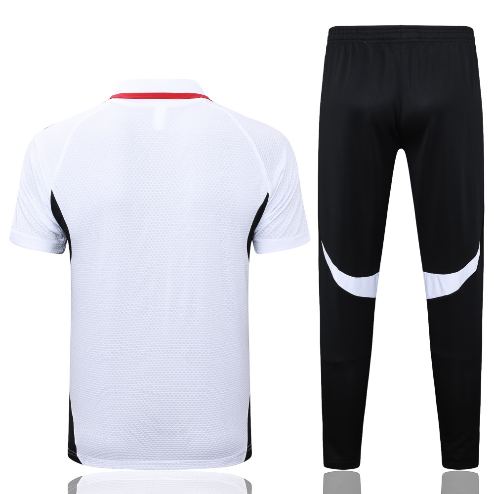 2025/2026 Liverpool White Polo Short-Sleeve Training Kit