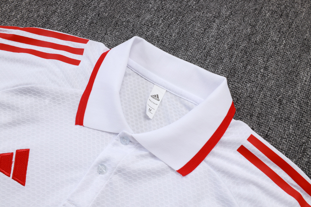 2025/2026 Liverpool White Polo Short-Sleeve Training Kit