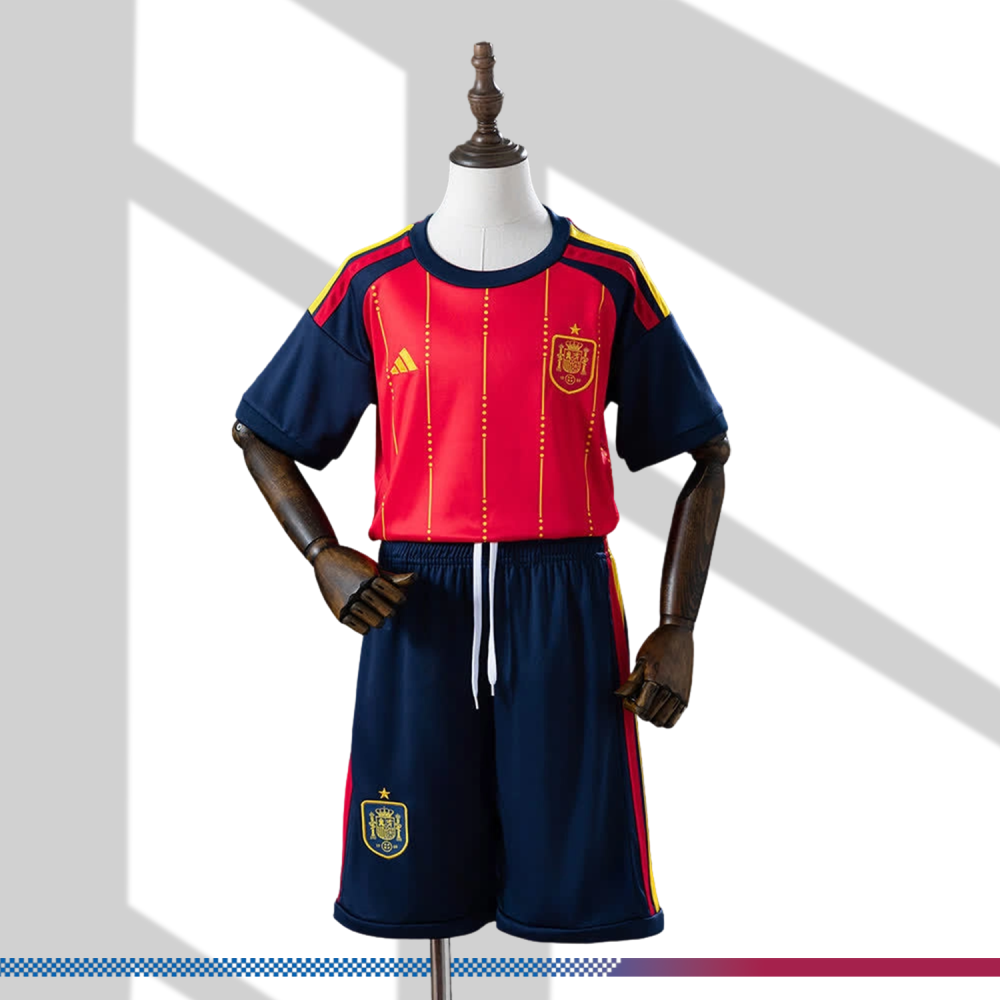 2026 Spain Home Football Shirt (Kids Kit)