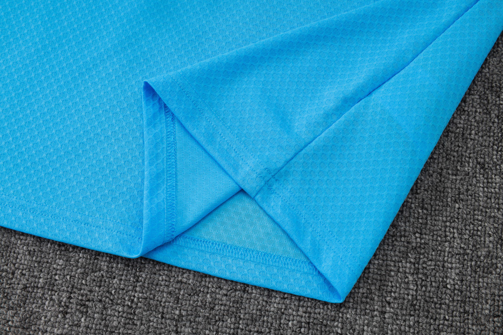 2025/2026 Real Madrid Blue-Green Retro Short-Sleeve Training Kit