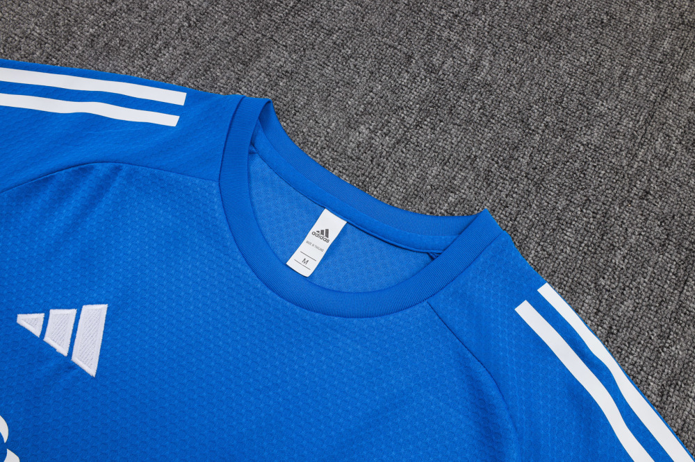 2025/2026 Real Madrid Blue Short-Sleeve Training Kit