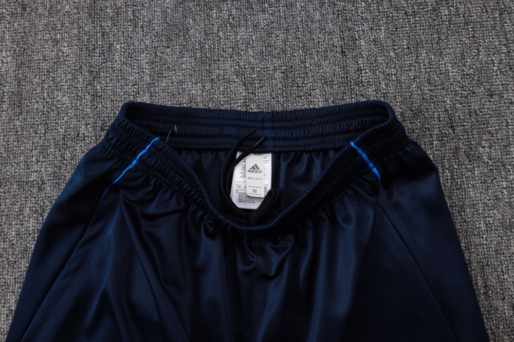 2025/2026 Real Madrid Royal Blue Half-Zip Long-Sleeve Training Kit