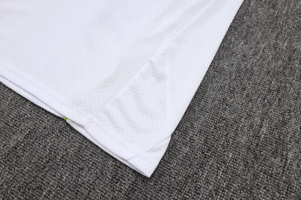2025/2026 Real Madrid White Retro Short-Sleeve Training Kit