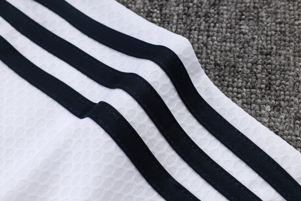 2025/2026 Real Madrid White Retro Short-Sleeve Training Kit