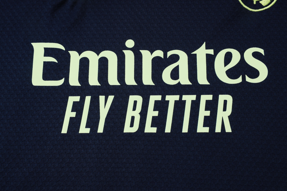 2025/2026 Real Madrid Dark Blue Short-Sleeve Training Kit