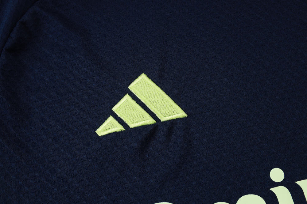 2025/2026 Real Madrid Dark Blue Short-Sleeve Training Kit