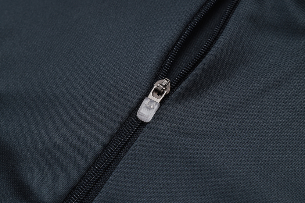 2025/2026 Real Madrid Dark Grey Half-Zip Long-Sleeve Training Kit