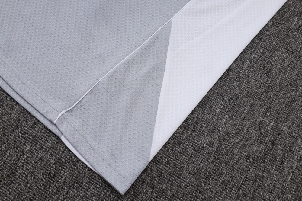 2025/2026 Real Madrid Grey and White Short-Sleeve Training Kit
