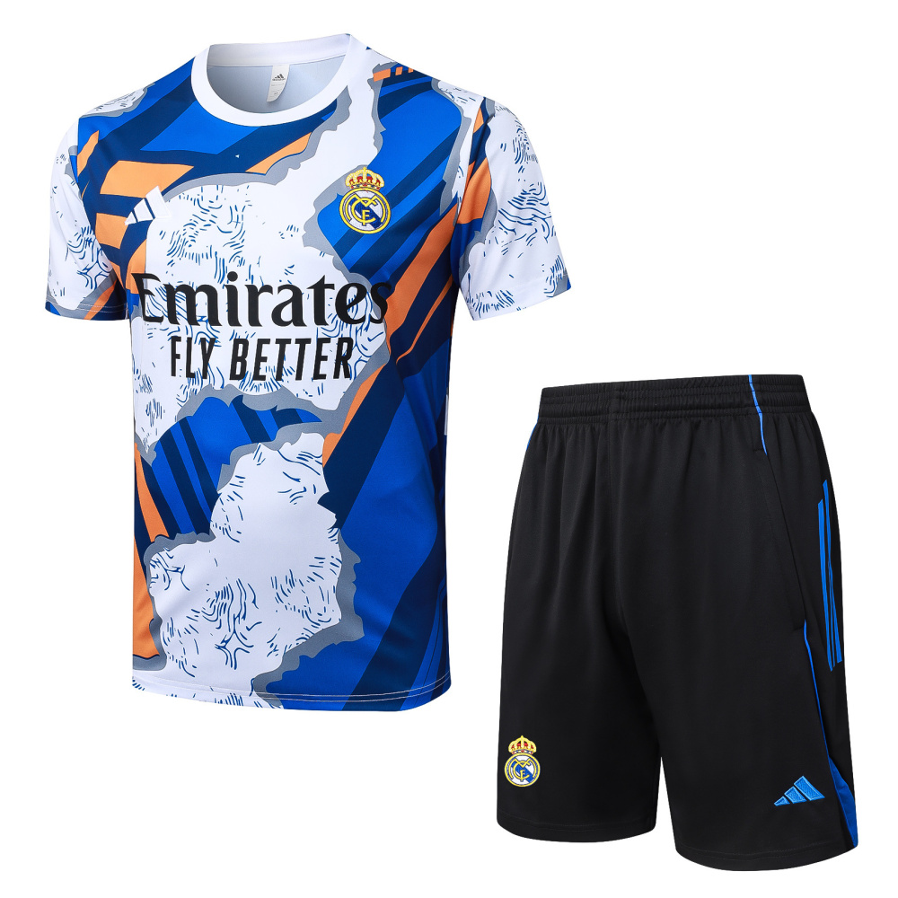 2025/2026 Real Madrid camouflage short-sleeved training kit