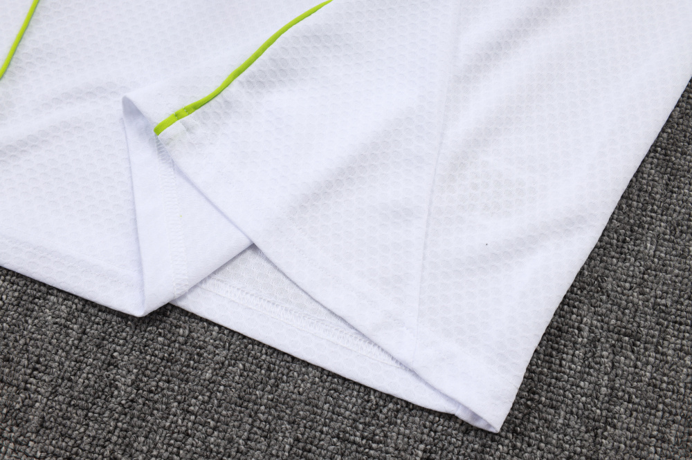2025/2026 Real Madrid White Retro Short-Sleeve Training Kit