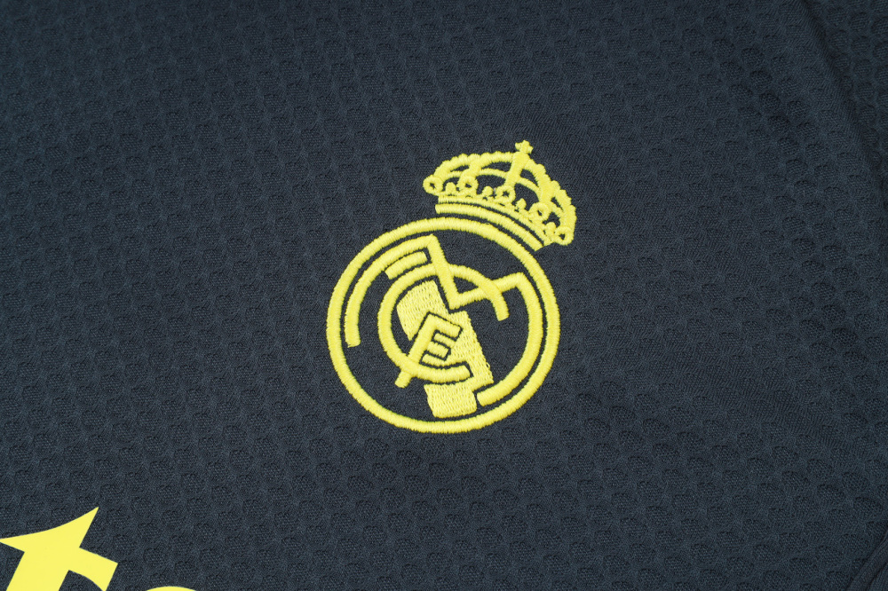 2025/2026 Real Madrid Dark Grey Short-Sleeve Training Kit