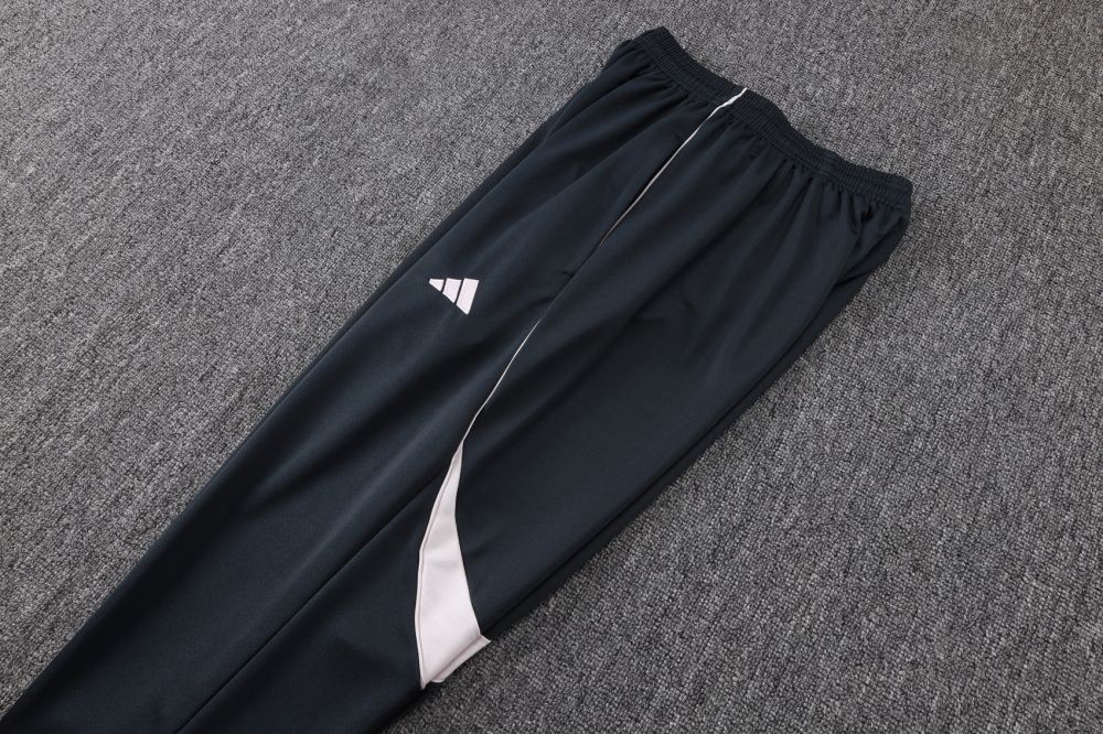 2025/2026 Real Madrid Dark Grey Long-Zip Long-Sleeve Training Kit