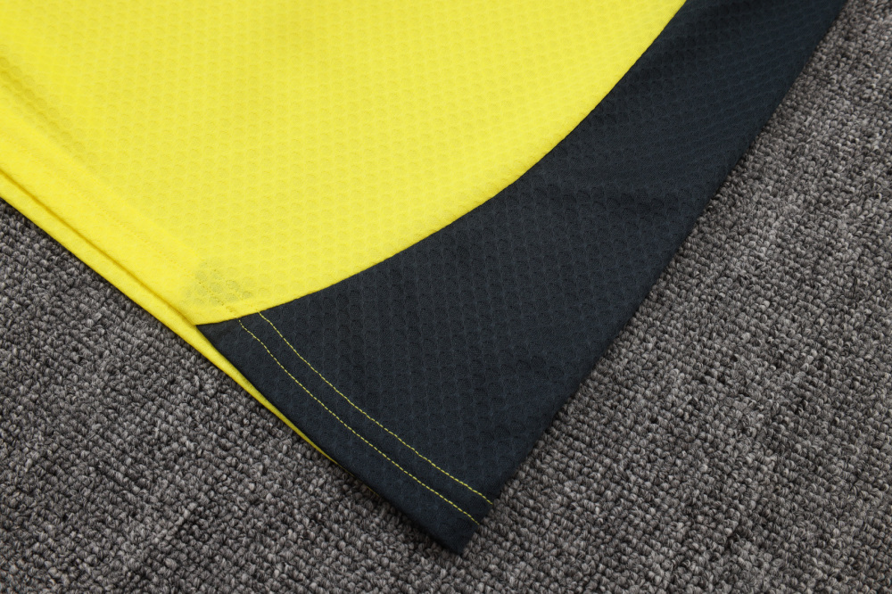 2025/2026 Real Madrid Yellow Short-Sleeve Training Kit
