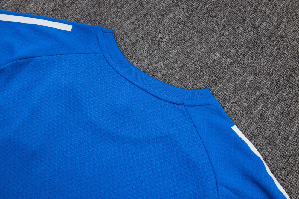 2025/2026 Real Madrid Blue Short-Sleeve Training Kit