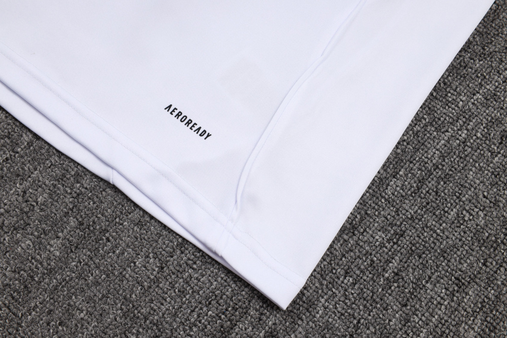 2025/2026 Real Madrid Blue and White Half-Zip Changxou Training Kit