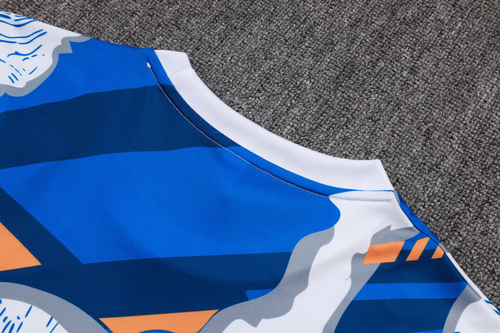 2025/2026 Real Madrid camouflage short-sleeved training kit