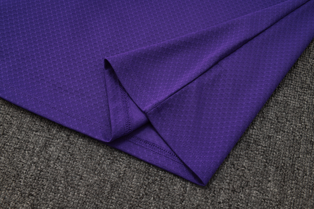2025/2026 Real Madrid Purple Retro Short-Sleeve Training Kit