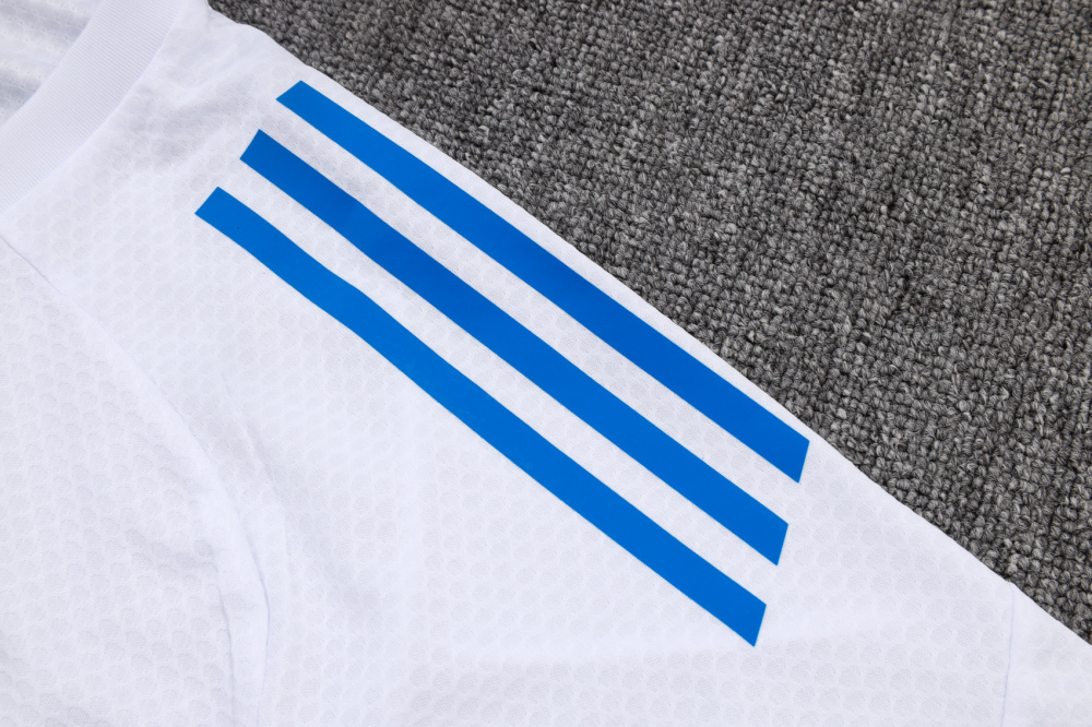 2025/2026 Real Madrid White Short-Sleeve Training Kit