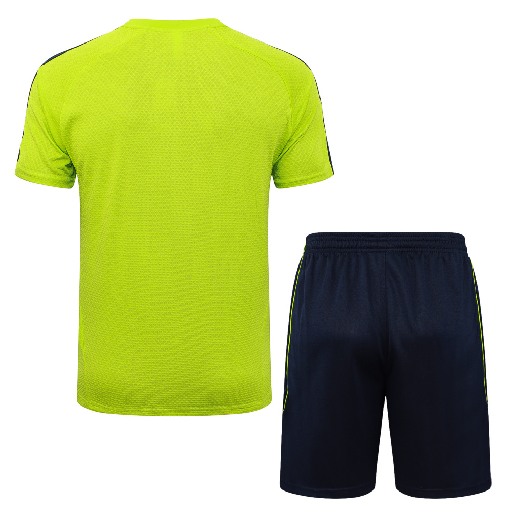 2025/2026 Real Madrid Grass Green Retro Short-Sleeve Training Kit