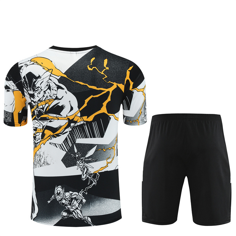 2025/2026 Real Madrid Marvel Collaboration Short-Sleeve Training Kit