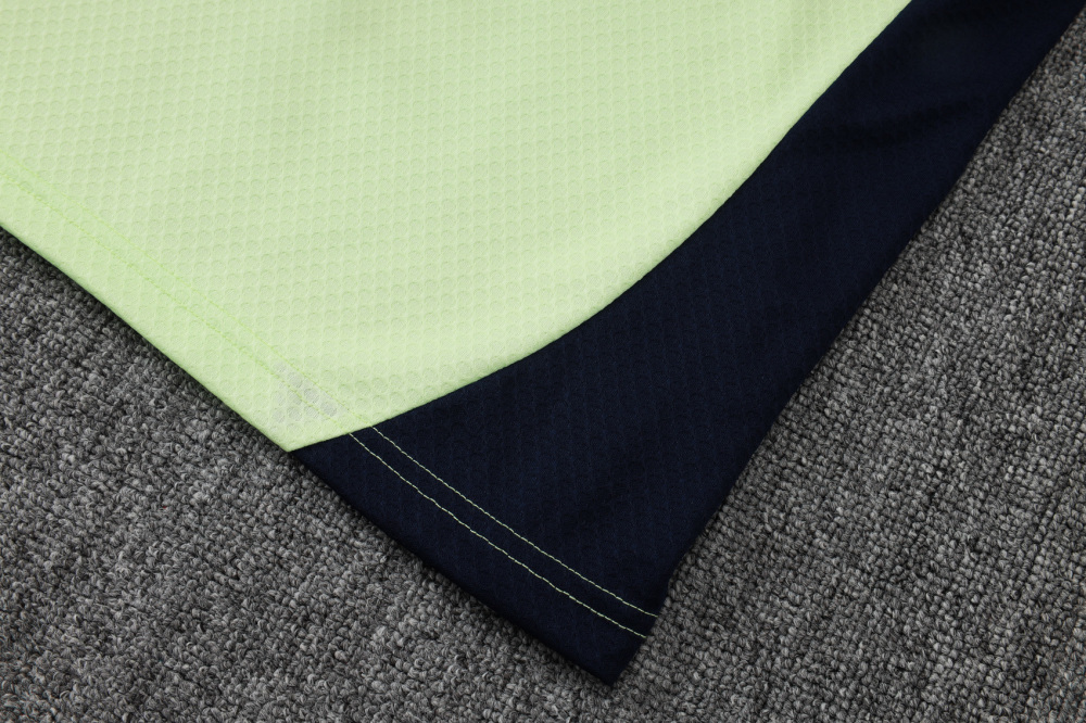 2025/2026 Real Madrid Blue/Light Green Short-Sleeve Training Kit