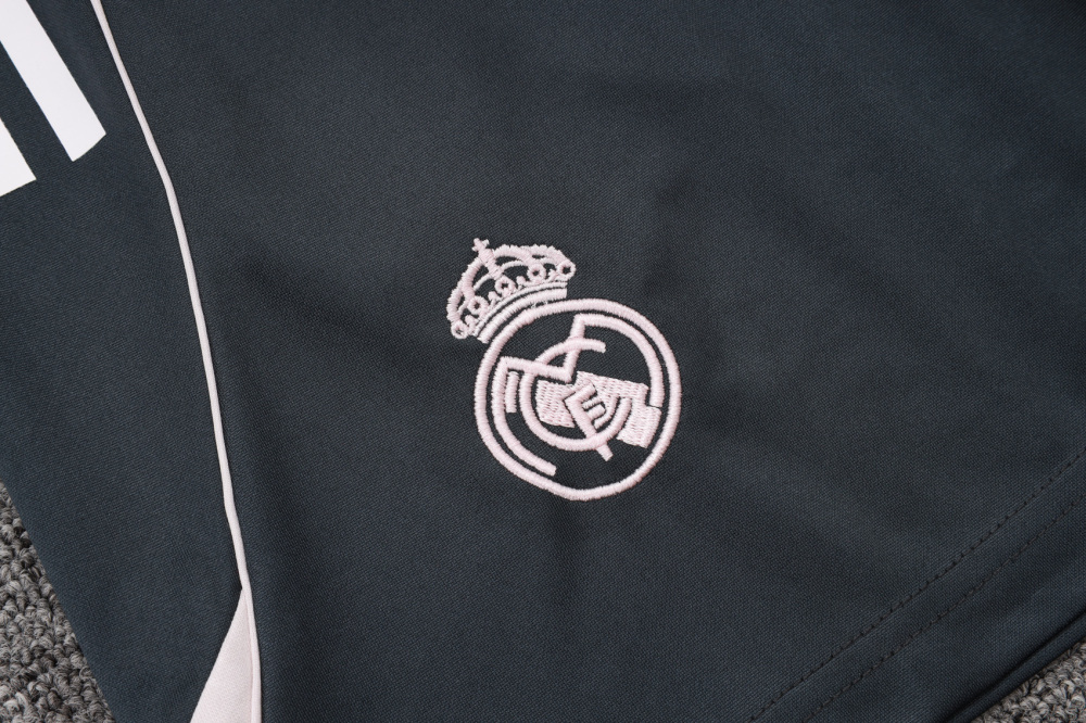 2025/2026 Real Madrid Grey Short-Sleeve Training Kit
