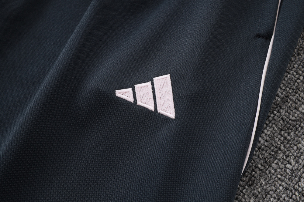 2025/2026 Real Madrid Dark Grey Long-Zip Long-Sleeve Training Kit